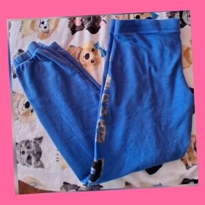 🌸3/$10-PINK Victoria's Secret Blue Sweatpants